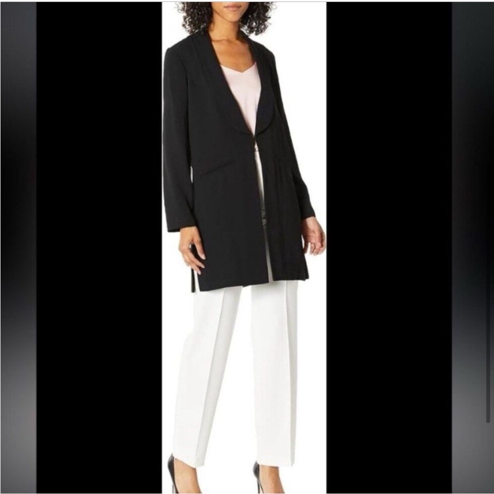 Trina Turk Critic Crepe Long Blazer US10